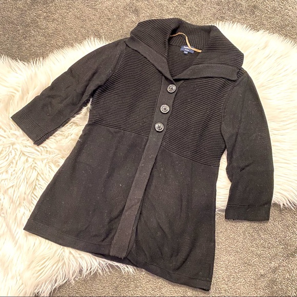 Reitmans Sweaters - Black knit sweater cardigan